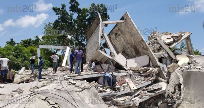 Haïti&nbsp;: Le bilan du tremblement de terre s’alourdit à 304 morts et plus de 1800 blessés