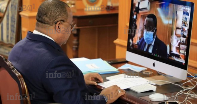 Visioconférence&nbsp;: Julien Nkoghe Bekale a présidé son premier conseil interministériel virtuel