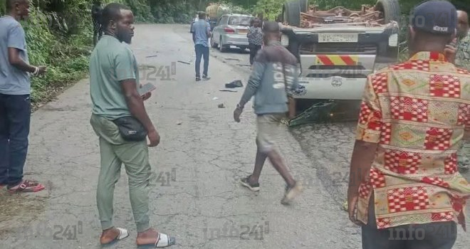 Moyen-Ogooué&nbsp;: Un bus de l’agence Gabao Transport se renverse et fait 15 blessés sur l’axe Ndjolé-Bifoun