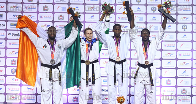 Mondiaux de taekwondo&nbsp;: Anthony Obame perd son titre de champion du monde