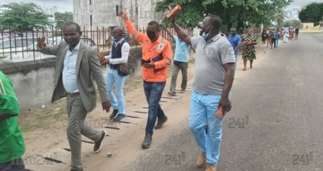 Port-Gentil&nbsp;: Les agents municipaux dans la rue pour dire non aux retards de salaires