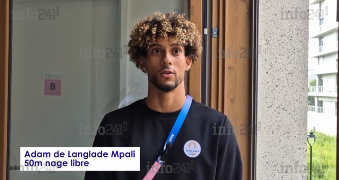 JO Paris 2024&nbsp;: Le nageur gabonais Adam Girard de Langlade Mpali confiant et prêt à briller&nbsp;!