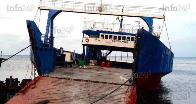 Après son naufrage raté, le navire gabonais Cassanga en partie sorti d’affaire