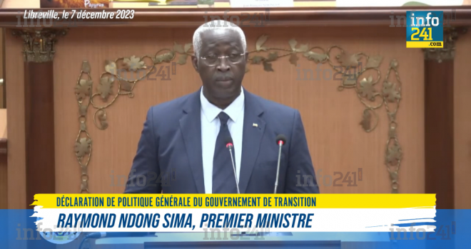 Plan d’action de la transition&nbsp;: discours du Premier ministre Raymond Ndong Sima