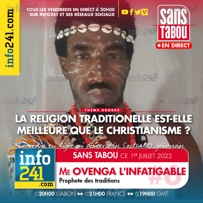 Sans tabou #6&nbsp;: «&nbsp;Religions africaines vs christianisme&nbsp;» avec Me Ovenga l’infatigable