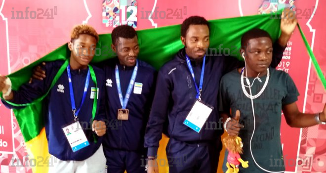 Interview des karatékas gabonais, auteurs de la 6e médaille du Gabon aux Jeux Africains 2019