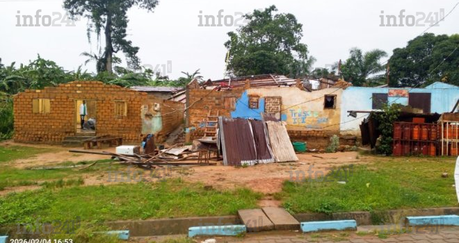 Tchibanga&nbsp;: Une violente tempête dévaste plusieurs habitations, un lycée catholique sinistré