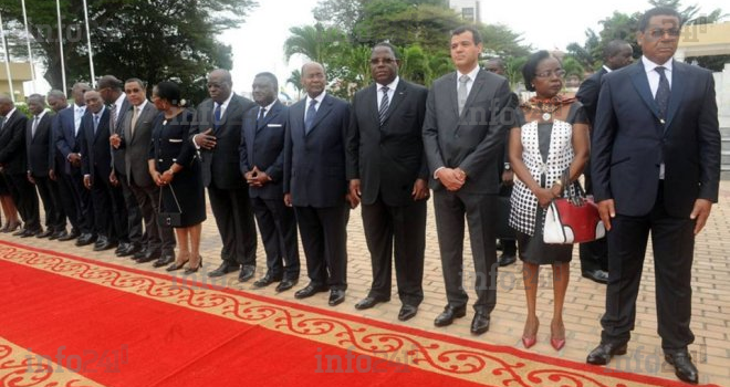 Indépendance 54&nbsp;: Ali Bongo au mausolée Léon Mba